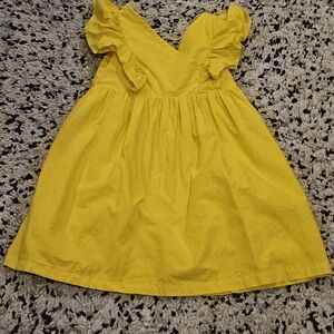 Sunny Yellow Ruffle Kids Dress